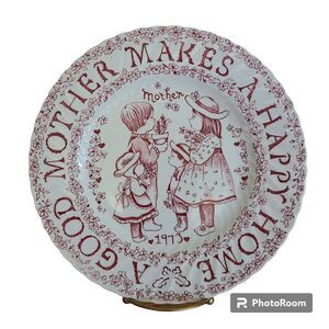 Norma Sherman Tribute To Mom Plate A Good Mother Makes A Happy Home 1973